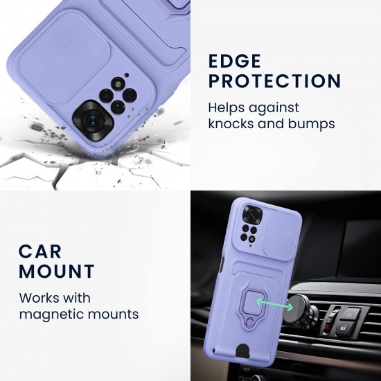 kwmobile telefoonhoesje compatibel met Xiaomi Redmi Note 11 / Note 11S - Set van 1 - Flexible case voor smartphone van TPU -