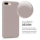 kwmobile telefoonhoesje compatibel met Apple iPhone 7 Plus / 8 Plus - Hoesje met siliconen coating - Smartphone case in lichttaupe