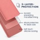 kwmobile telefoonhoesje compatibel met OnePlus Nord 2T 5G - Hoesje met siliconen coating - Smartphone case in winter roze