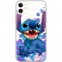 ERT GROUP mobiel telefoonhoesje voor Apple Iphone 11 origineel en officieel erkend Disney patroon Stitch 001 optimaal aangepast aan de vorm van de mobiele telefoon, gedeeltelijk bedrukt