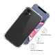 Migeec voor iPhone 11 hoesje - Kristalhelder hybride materiaal Covers Luchtkussen Gel Bumper Technologie Volledige bescherming Telefoonhoesjes voor iPhone 11