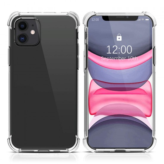 Migeec voor iPhone 11 hoesje - Kristalhelder hybride materiaal Covers Luchtkussen Gel Bumper Technologie Volledige bescherming Telefoonhoesjes voor iPhone 11