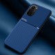 TIANCI Hoesje voor Xiaomi Poco F3/Mi 11i, huidtextuur is antislip en schokbestendig telefoonhoesje, [huidvriendelijk PU-leer] [ultradunne TPU] hoes voor Xiaomi Poco F3/Mi 11i-blauw