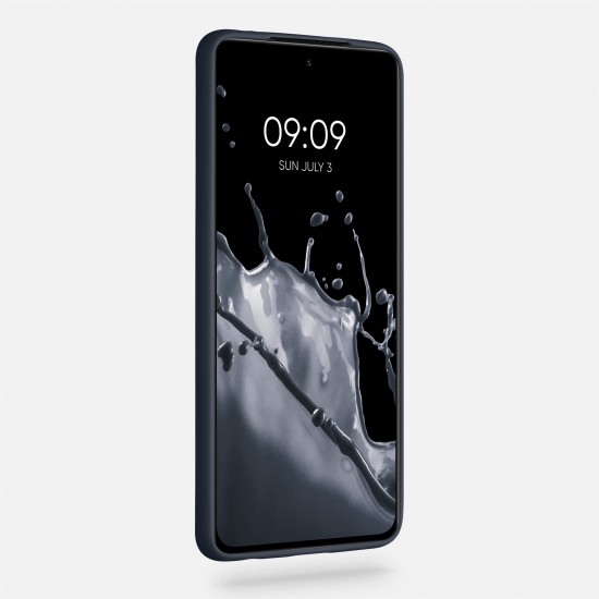 kwmobile telefoonhoesje compatibel met Xiaomi Poco X3 NFC/Poco X3 Pro - Hoesje voor smartphone - Back cover in bosbesblauw