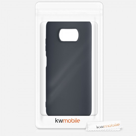 kwmobile telefoonhoesje compatibel met Xiaomi Poco X3 NFC/Poco X3 Pro - Hoesje voor smartphone - Back cover in bosbesblauw