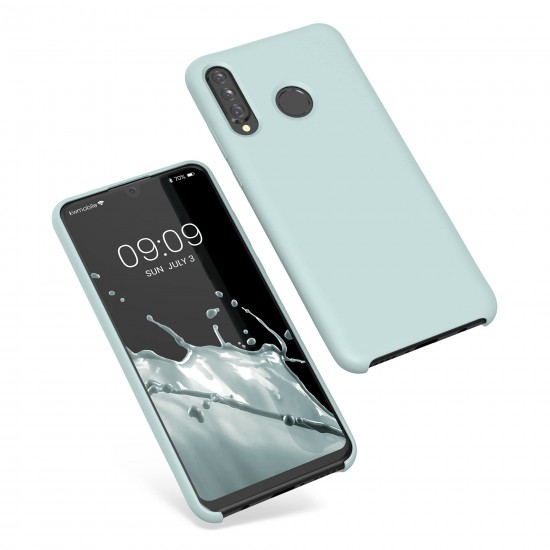 kwmobile telefoonhoesje compatibel met Huawei P30 Lite - Hoesje met siliconen coating - Smartphone case in mat mintgroen