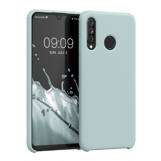 kwmobile telefoonhoesje compatibel met Huawei P30 Lite - Hoesje met siliconen coating - Smartphone case in mat mintgroen