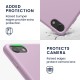 kwmobile telefoonhoesje compatibel met Apple iPhone SE (2022) / SE (2020) / 8/7 - Hoesje met siliconen coating - Smartphone case in mauve