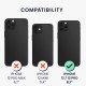 kwmobile telefoonhoesje compatibel met Apple iPhone 12/12 Pro - Hoesje met siliconen coating - Smartphone case in crème