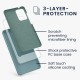 kwmobile telefoonhoesje compatibel met Samsung Galaxy A52 / A52 5G / A52s 5G - Hoesje met siliconen coating - Smartphone case in Arctische nacht