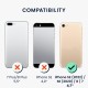 kwmobile telefoonhoesje compatibel met Apple iPhone SE (2022) / SE (2020) / 8/7 - Hoesje voor smartphone - Back cover in mat petrol