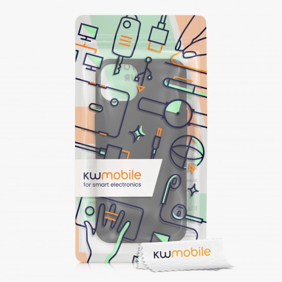 kwmobile telefoonhoesje compatibel met Apple iPhone 13 - Hoesje met magneet - Smartphone case in zwart