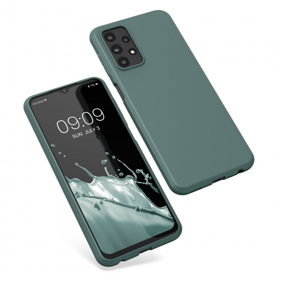 kwmobile telefoonhoesje compatibel met Samsung Galaxy A23 4G / 5G - Hoesje voor smartphone - Back cover in blauwgroen