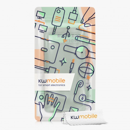 kwmobile telefoonhoesje compatibel met Google Pixel 6a - Hoesje voor smartphone - Back cover in grijsgroen