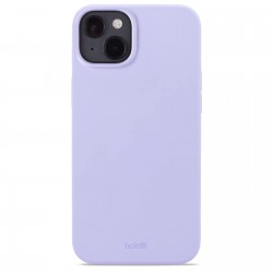 Holdit Siliconen Hoesje iPhone 14 Plus - 0,8mm ultradun Telefoonhoesje silicone - Trendy slim silicone case met volledige bescherming - Lavender