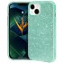 MATEPROX Glitter Hoesje Compatibel met iPhone 13 Case Sparkly Bling Beschermhoes, Slanke Crystal Hard Shell Telefoonhoesjes voor iPhone 13 6,1'' 2021-Groen