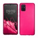 kwmobile telefoonhoesje compatibel met Samsung Galaxy A71 - Hoesje voor smartphone - Back cover in metallic roze