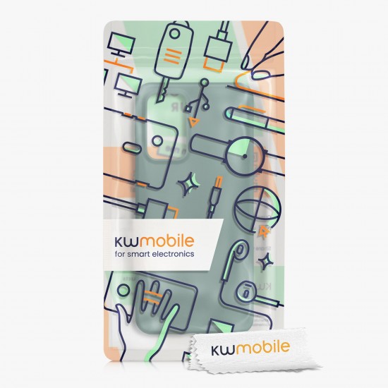 kwmobile telefoonhoesje compatibel met Samsung Galaxy A33 5G - Hoesje voor smartphone - Back cover in mosgroen