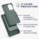 kwmobile telefoonhoesje compatibel met Samsung Galaxy A52 / A52 5G / A52s 5G - Hoesje met siliconen coating - Smartphone case in blauwgroen