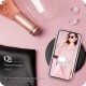 ONEFLOW Glitter Case Telefoonhoesje, compatibel met Samsung Galaxy A51, glitterhoesje, schokbestendig, siliconen, dun hoesje met diamantenstrass, blingbling, Glans - Rosé