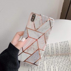 Imikoko Hoesje voor iPhone 7 Plus/iPhone 8 Plus, glitter, bling, roségoud, TPU-siliconen, zacht, slank, beschermhoes, mobieletui, flexibele hoes