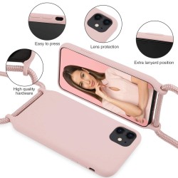 IMIKOKO Vloeibare siliconen hoes compatibel met iPhone 11 (6,1 inch), mat vloeibare siliconen telefoonhoes, stootvast, zachte siliconen cover, krasbestendig, anti-geel, beschermhoes met iPhone 11