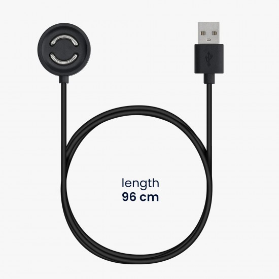 kwmobile USB-oplaadkabel compatibel met Suunto Peak 9 - Kabel voor smartwatch - zwart