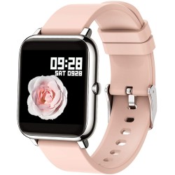 Popglory Smartwatch, fitnesstracker met bloeddrukmeting, fitnesshorloge met hartslagmeter, slaapmonitor, IP67-waterdicht, sporthorloge, stappenteller voor Android en iOS smartwatch, voor dames en heren