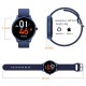 CUBOT Smartwatch voor dames, fitnesshorloge, 1,3 inch (33 mm) touchscreen, IP68 waterdicht, fitnesstracker, hartslagmeter, stappenteller, met slaapmonitor, voor Android/iOS, blauw