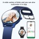 CUBOT Smartwatch voor dames, fitnesshorloge, 1,3 inch (33 mm) touchscreen, IP68 waterdicht, fitnesstracker, hartslagmeter, stappenteller, met slaapmonitor, voor Android/iOS, blauw