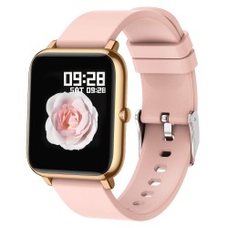 Popglory Smartwatch, fitnesstracker met bloeddrukmeting, fitnesshorloge met hartslagmeter, slaapmonitor, IP67-waterdicht, sporthorloge, stappenteller voor Android en iOS smartwatch, voor dames en heren