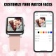 IDEALROYAL Smart Watch, 1,4-inch smartwatch met touchscreen, fitnesstracker met hartslagmeter, slaapmonitor, Bluetooth-camera Muziekbediening Smartwatch voor mannen en vrouwen