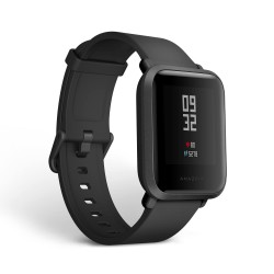 Amazfit Bip Smartwatch hartslagmeter GPS fitness activiteitentracker stappenteller waterdicht internationale versie, zwart