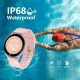 Bebinca Smartwatch voor dames met damesfunctie, 1,28 inch waterdichte sportsmartwatch, zuurstof- en hartslagmeter, calorieënteller, klein en mooi, fitnesshorloge voor Android/iOS