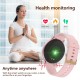 Bebinca Smartwatch voor dames met damesfunctie, 1,28 inch waterdichte sportsmartwatch, zuurstof- en hartslagmeter, calorieënteller, klein en mooi, fitnesshorloge voor Android/iOS