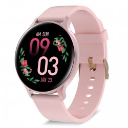 Bebinca Smartwatch voor dames met damesfunctie, 1,28 inch waterdichte sportsmartwatch, zuurstof- en hartslagmeter, calorieënteller, klein en mooi, fitnesshorloge voor Android/iOS