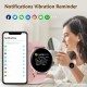 Bebinca Smartwatch voor dames met damesfunctie, 1,28 inch waterdichte sportsmartwatch, zuurstof- en hartslagmeter, calorieënteller, klein en mooi, fitnesshorloge voor Android/iOS