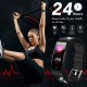 Smartwatch, hartslagmeter, armband, stappenteller, GPS, fitness, activiteitstracker, bloeddrukmeter, sport, dames en heren, waterdicht IP68, cardio-horloge voor Android iOS Duodugo