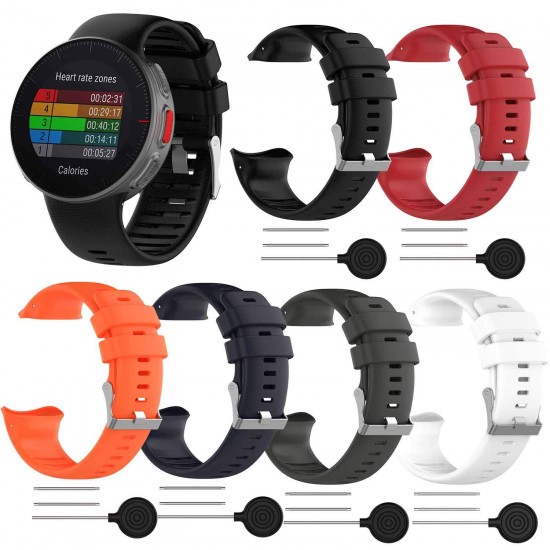 Bemodst Polsband voor Polar Vantage V Watch, siliconen polshorlogebanden, fitness en sport, vervangingsband, wisselarmbanden voor Polar Vantage V Smartwatch