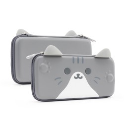 GeekShare Draagtas voor kattenoren voor Nintendo Switch/Switch OLED - draagbare dunne reis-hoes voor schakelaars en gaming-accessoires