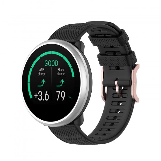 Tencloud Bandjes compatibel met Polar Unite Strap, vervangende polsband zachte waterdichte siliconen sportband voor Polar Unite/Ignite Smartwatch