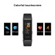 HUAWEI Band 4 Smart Band, fitnessactiviteitentracker met 0,96 „kleurenscherm, 24/7 continue hartslagmeter, slaaptracking, 5ATM waterdicht, tot 6 dagen gebruikstijd, grafietzwart