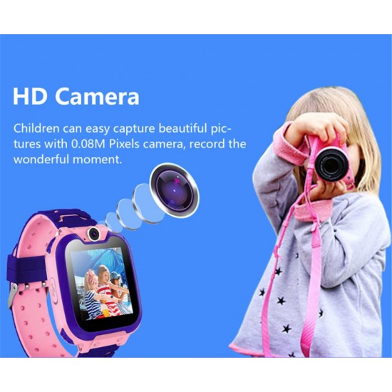 Kids Game Smartwatch MP3-speler Muziek Horloge - [2GB Micro SD inbegrepen] Touchscreen Wekker Camera Polshorloge voor Jongens Meisjes Vakantie Verjaardag Speelgoed Geschenken (Roze)