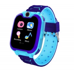 Kids Game Smartwatch MP3-speler Muziek Horloge - [2GB Micro SD inbegrepen] Touchscreen Wekker Camera Polshorloge voor Jongens Meisjes Vakantie Verjaardag Speelgoed Geschenken (blauw)