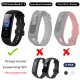 BDIG 2 stuks reserveband compatibel met Honor Band 5 Band 4 armband, sport siliconen armband smartwatch reservebanden voor Honor Band 4 Honor Band 5 reserveband