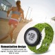 Zerone Reservearmband voor heren van zachte siliconen voor Suunto M1, M2, M4, M5