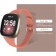 Surundo Dunne Slim Bands Compatibel met Fitbit Versa 3/Fitbit Sense Smartwatch, Vervangende Sport Dunne Smalle Polsbandbandjes Accessrio's voor Vrouwen Mannen