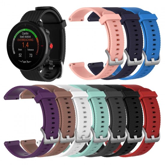 Bemodst reservebandje voor Polar Vantage M Smartwatch, siliconen polsbandje voor fitness en sport, vervangend horlogebandje, wisselarmband