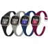 Surundo 4 Pack Slim Bands Compatibel met Fitbit Versa 3/Fitbit Sense, Siliconen Vervanging Polsband Bandjes voor Vrouwen Mannen