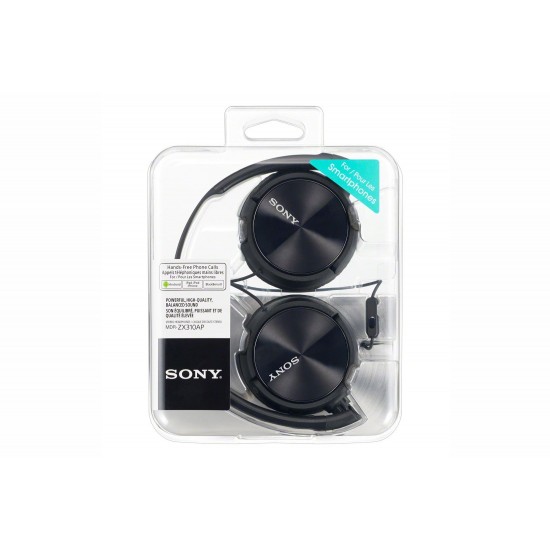 Sony MDR-ZX310AP Lifestyle koptelefoon met microfoon 25 EU zwart